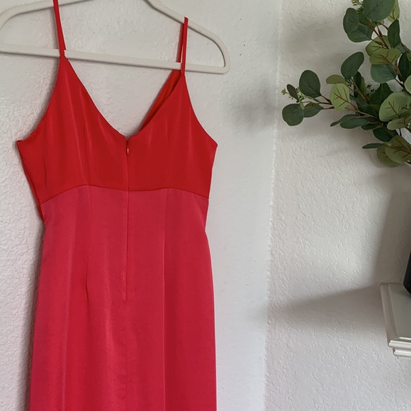 NWT red/pink two tone dress size S - Picture 3 of 6